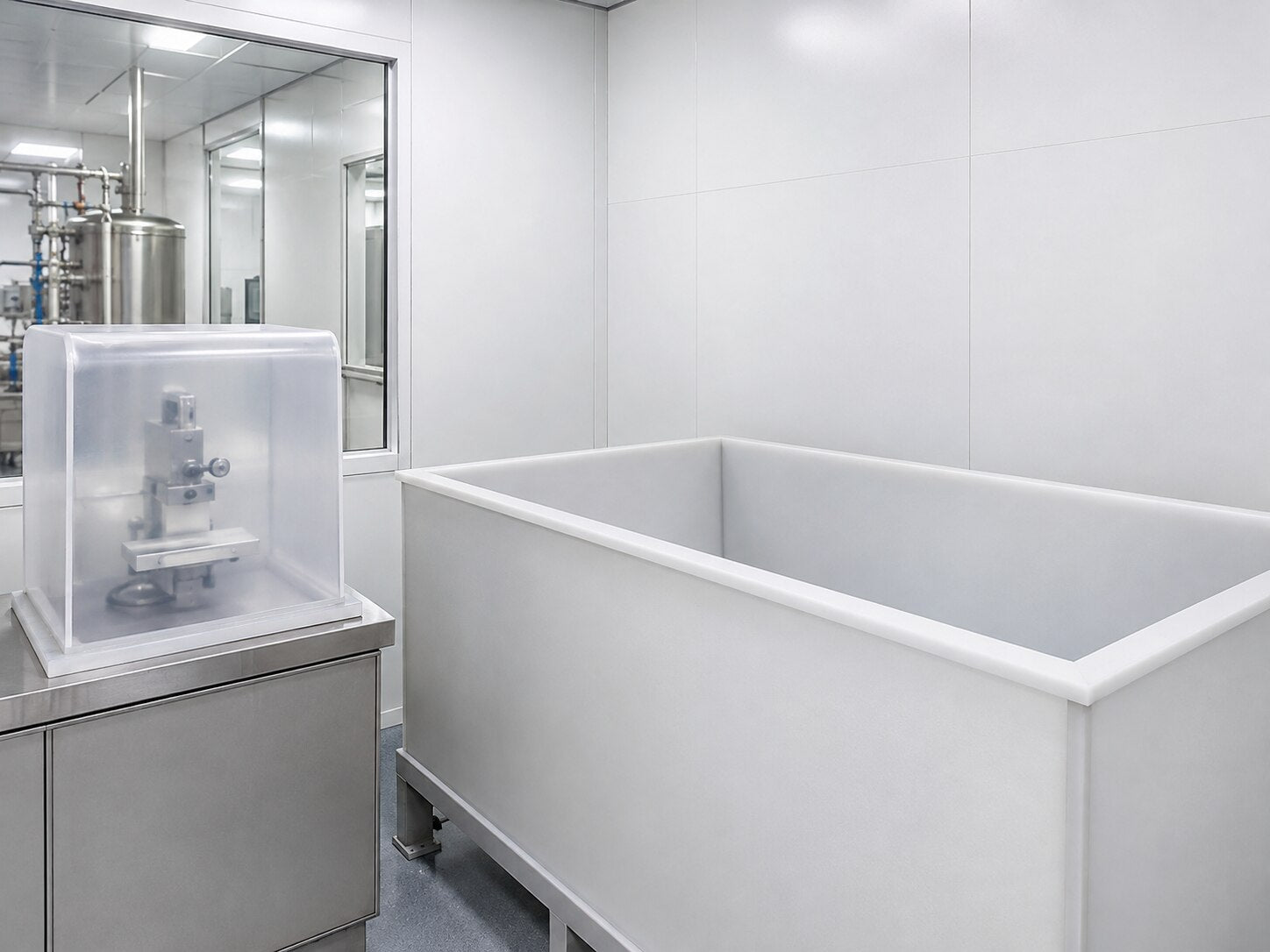 White PP sheet used for chemical tank linings, hygienic wall cladding and laboratory equipment covers