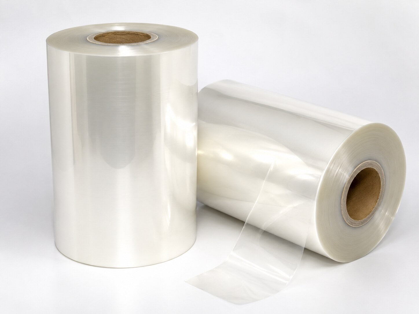 Clear PET thermal laminating film rolls product close-up