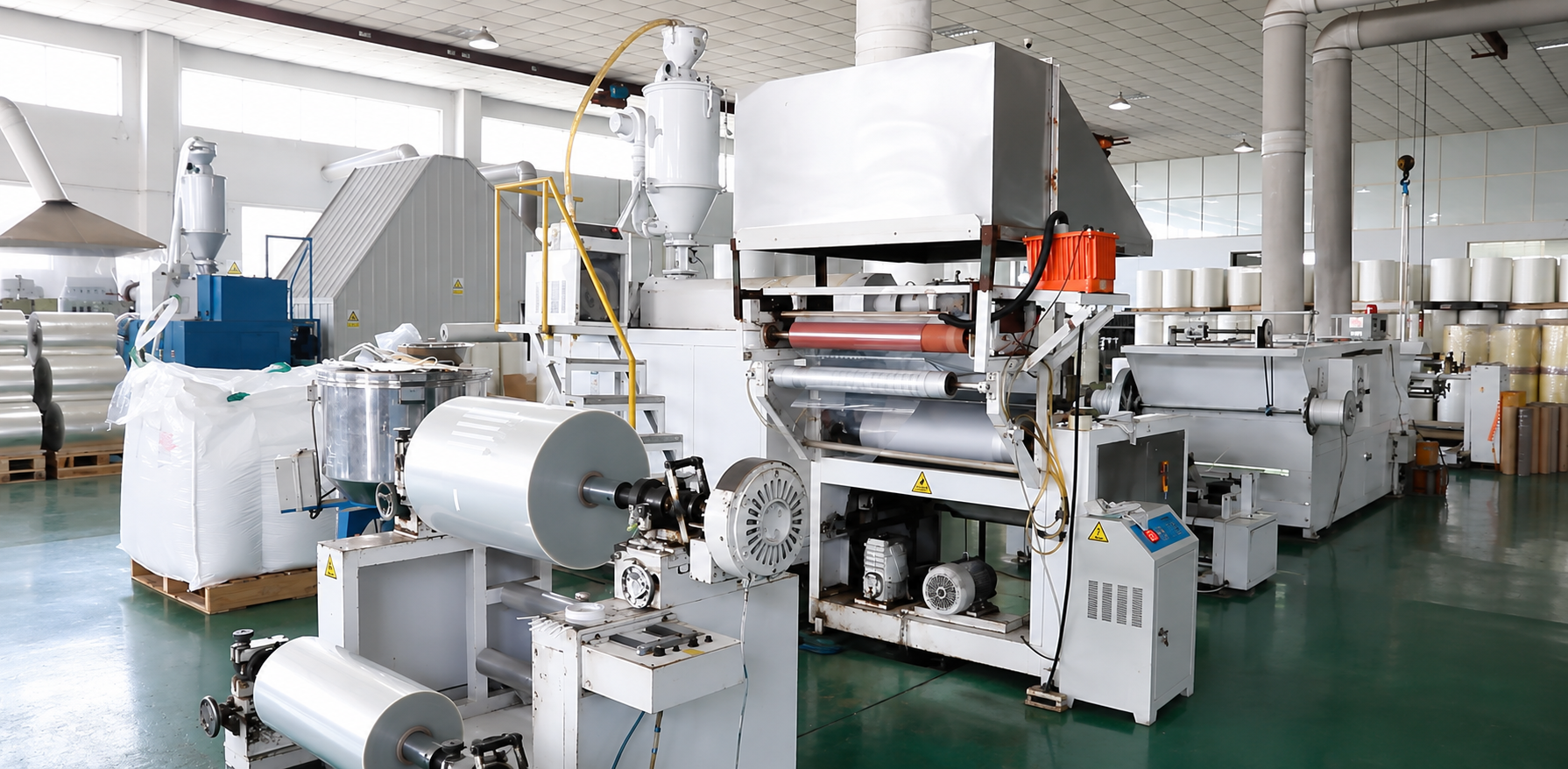 JIWEN film coating and converting production line